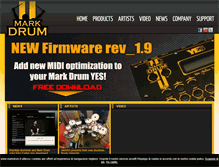 Tablet Screenshot of markdrum.it